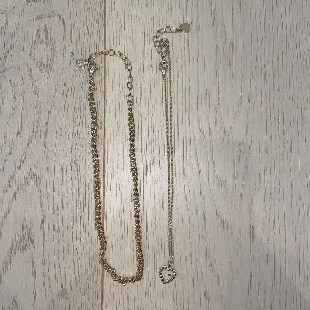 Two Frasier Sterling gold necklaces